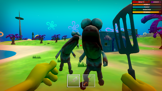 Bob vs Zombies in BikiniBottom apktram screenshots 2