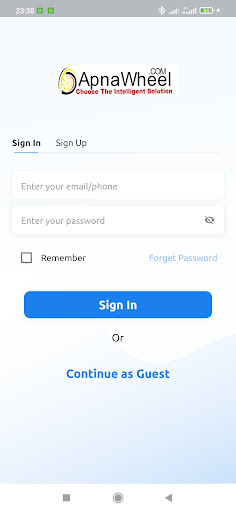 Android application Apnawheel screenshort