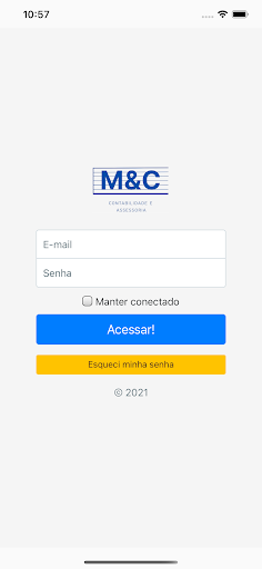 Android application M&C Contabilidade e Assessoria screenshort