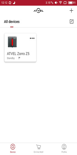 Android application Atvel robots screenshort