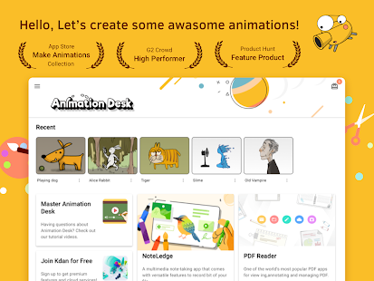 Animation Desk–Cartoon & GIF