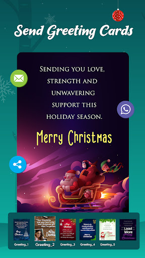 Christmas Photo Frames & Cards Screen 2