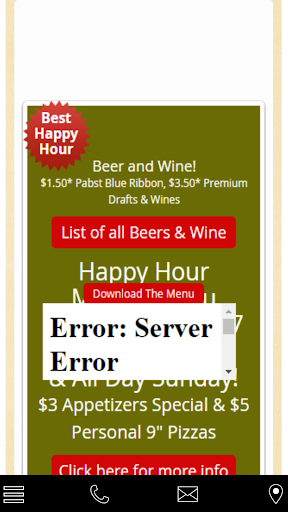 Android application Brick Oven Pizza Moorpark screenshort