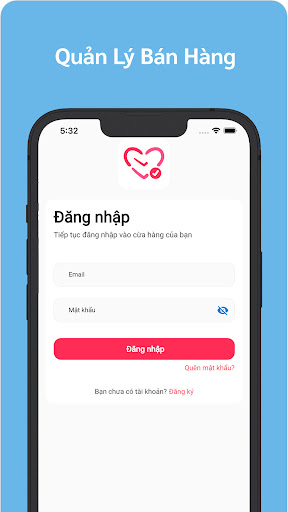 Android application Tích Điểm Merchant screenshort