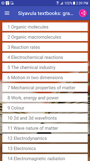 Grade 12 Physical Science Book Screen 2