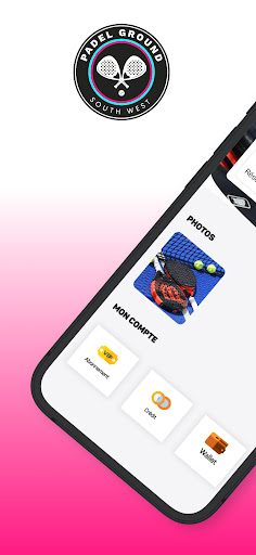 Android application Padel Ground screenshort
