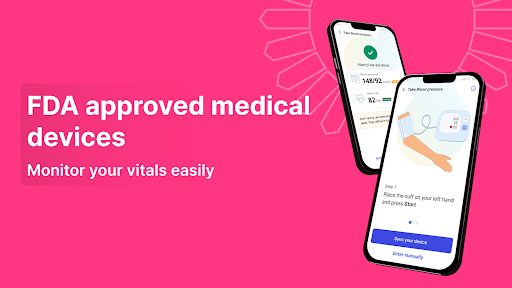 Android application Lyfe:Connected Heart Care Plan screenshort