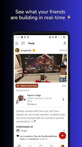Android application brickd screenshort