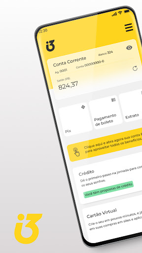Android application I3 Bank screenshort