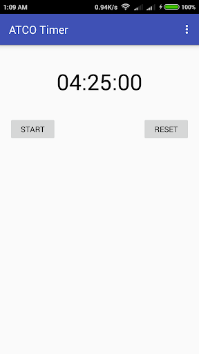 ATCO Timer Screen 2