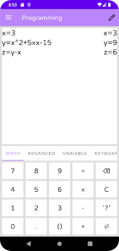 Math & Code Lab Screen 3