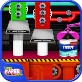 Tissue Paper Factory  -  Soft Tissue Maker Game icon