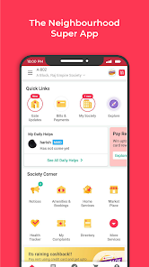 Snímek 1 NoBrokerHood-Your Society App android