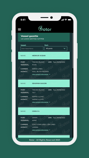 RotorApp Screen 2