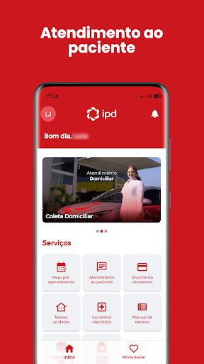 Android application IPD Saúde screenshort