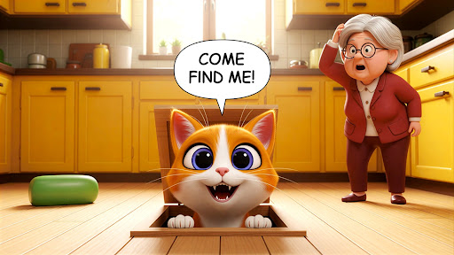 Kitty Vs Granny House Prank ekran görüntüsü