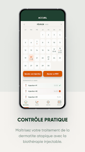 Android application DAppli – Dermatite Atopique screenshort