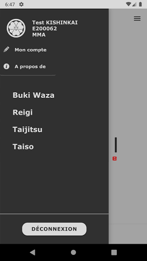 Kishinkai Aikido Online Screen 3