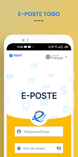 Android application E-Poste Togo screenshort