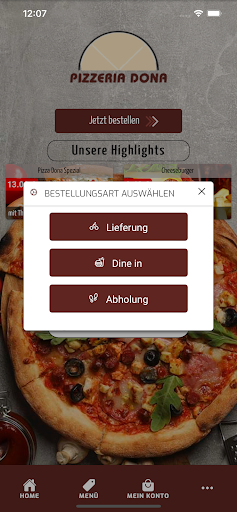 Pizzeria Dona Screen 2