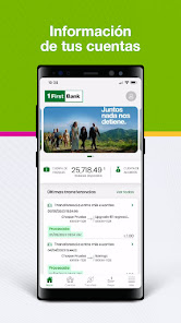 Captura de Pantalla 2 FirstBank Tu Banca Digital App android