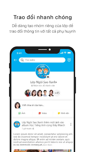 Android application SISAP Giáo viên: Giảng dạy screenshort