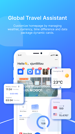Android application MOGO screenshort