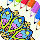 Mandala Coloring Pages- Anti-Stress Henna Mehndi icon