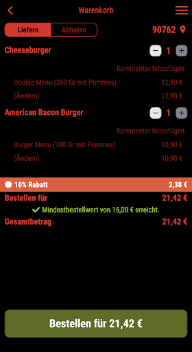 Pizzeria Bindlach Screen 2
