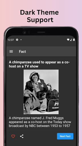 Android application Interesting Facts screenshort
