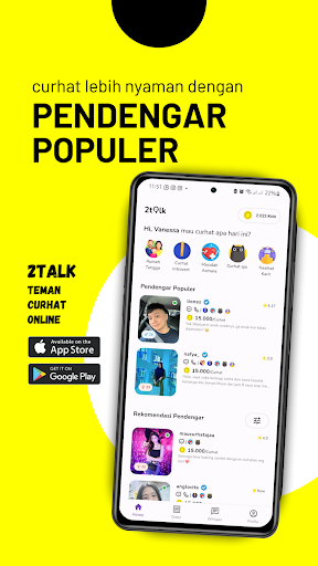 2Talk: Teman Curhat Anonim Screen 2
