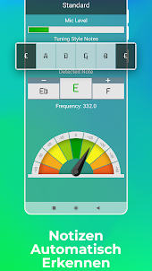 Stimmgerät für Gitarre