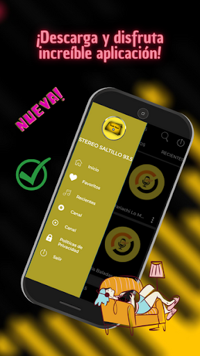 Android application Radio De Saltillo 93.5 Fm Mx screenshort