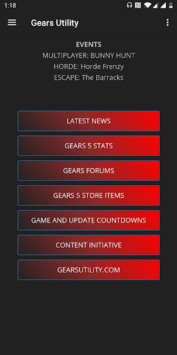Android application Gears Utility screenshort