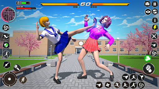 Android application Anime School : Karate Fighting screenshort