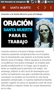 Captura de Pantalla 18 Santa Muerte para el Trabajo android