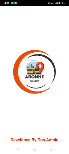 Android application Abonne screenshort