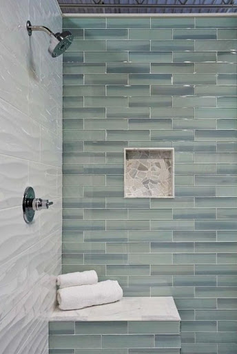 Motif of Bathroom Wall Tiles