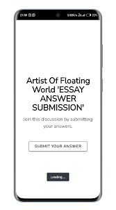 Artist of Floating world Essay