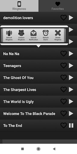 my chemical romance ringtones