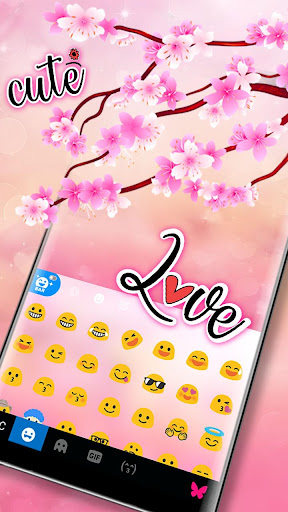Romantic Cherry Blossom Keyboa Screen 3