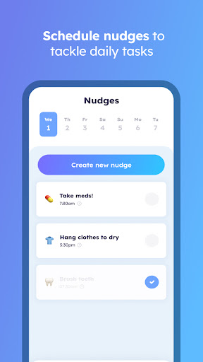 Screenshot of dubbii: the body doubling app