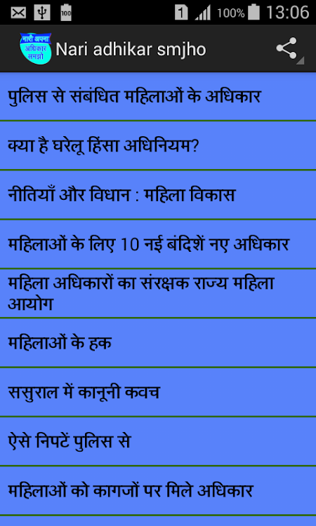Nari apna adhikar smjho - 1.6 - (Android)