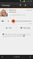 screenshot of Visual Voicemail by MetroPCS