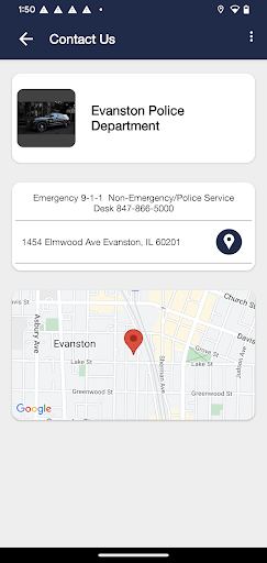 Evanston Police Department IL Screen 2