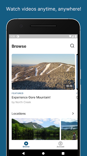 Android application LAKE GEORGE TV screenshort