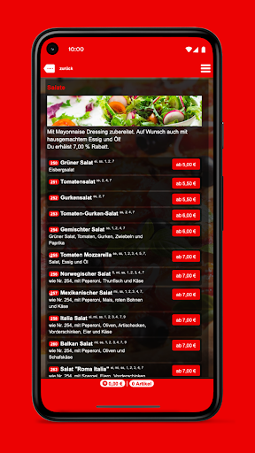 Pronto Pizza Screen 3