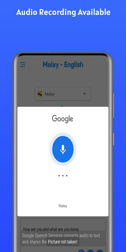 Malay - English Translator Screen 2