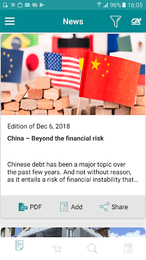 Android application Economic research screenshort