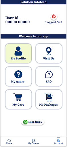 Android application aldinekolkata.com screenshort